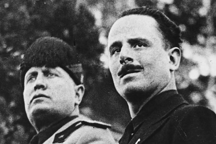 Treffen von Benito Mussolini und Oswald Mosley