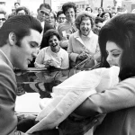 Elvis und Priscilla Presley mit Tochter Lisa Marie