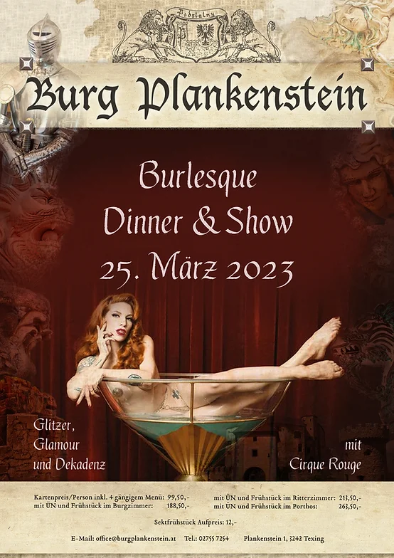 Burlesque Dinner Show Plankenstein
